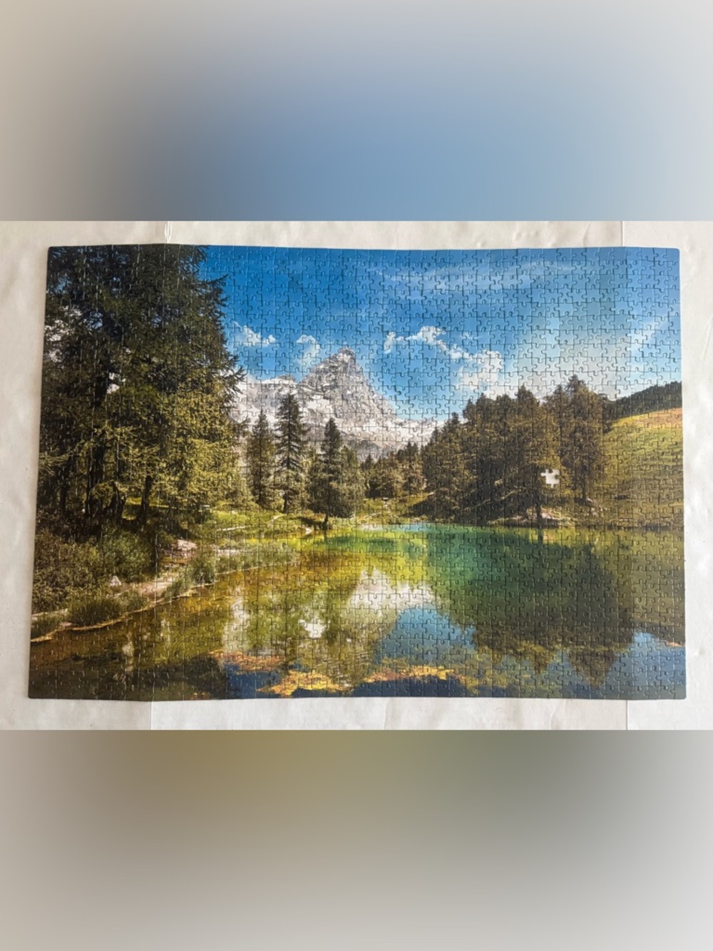 Clementoni Blue Lake 1500 Piece Jigsaw Puzzle High Quality Collections